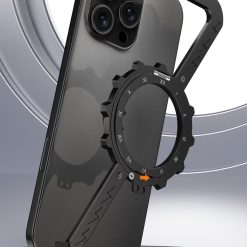 Z-Shape Gear Metal Magnetic Holder Phone Case