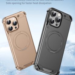 Metal Aroma Rotating Bracket Magnetic Phone Case