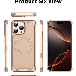 Metal Aroma Rotating Bracket Magnetic Phone Case
