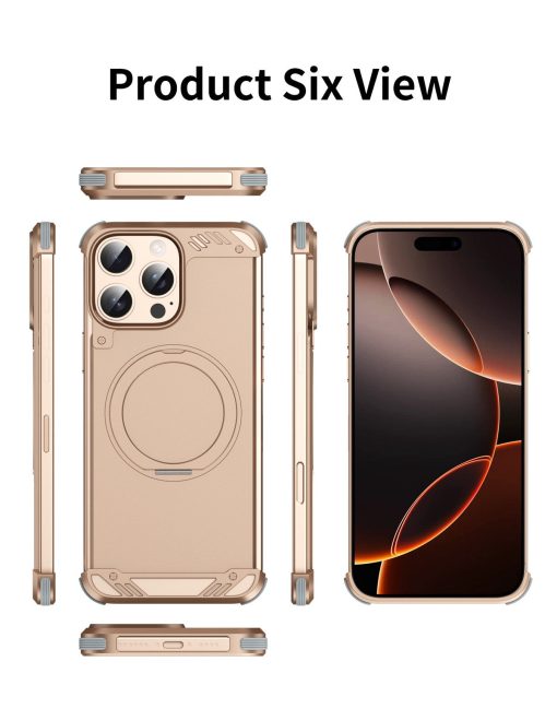 Metal Aroma Rotating Bracket Magnetic Phone Case