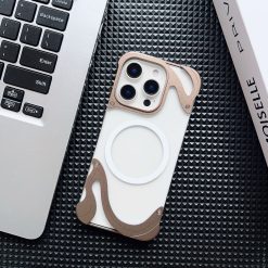 Dolphin Series Metal Bracket Magnetic Phone Case