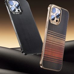 Kevlar Elegant Magnetic Carbon Fiber Pattern Phone Case