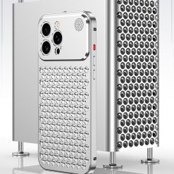 Metal Snap Lens Protection Aromatherapy Heat Dissipation Mobile Phone Case