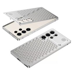 Metal Snap Lens Protection Aromatherapy Heat Dissipation Mobile Phone Case