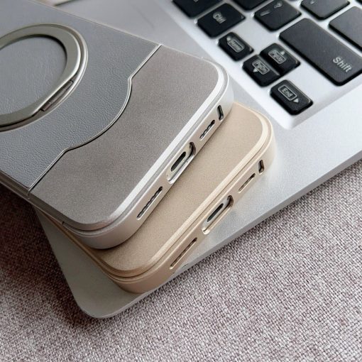 Metal Telescopic Buckle Bracket Magnetic Phone Case
