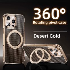 Kevlar Elegant Magnetic Rotating Bracket Phone Case