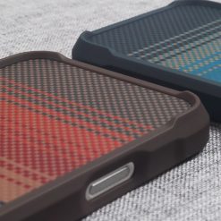 Kevlar Carbon Fiber Leather Anti-Fall Magnetic Phone Case