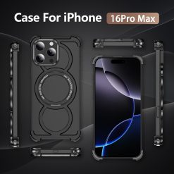 Audi Ring Metal Magnetic Rotating Bracket Phone Case