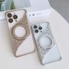 Innovative metal heat dissipation frameless rotating magnetic bracket mobile phone case