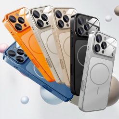 Frosted Magnetic Large Window Lens Protective Phone Case