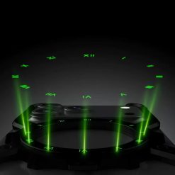 Mechanical Gear Luminous Rotating Bracket Magnetic Phone Case