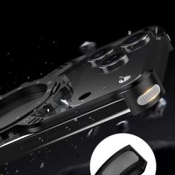 Mechanical Gear Luminous Rotating Bracket Magnetic Phone Case