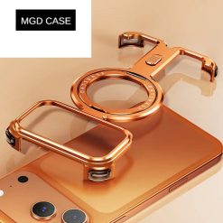 ¦Ð-shaped Metal Magnetic Mobile Phone Case