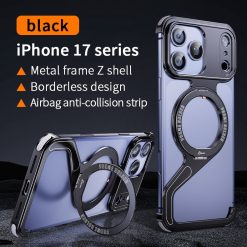 2025 New Z-shaped Metal Magnetic Phone Case