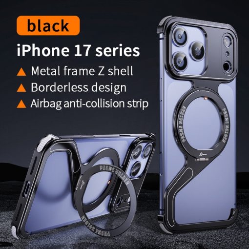 2025 New Z-shaped Metal Magnetic Phone Case
