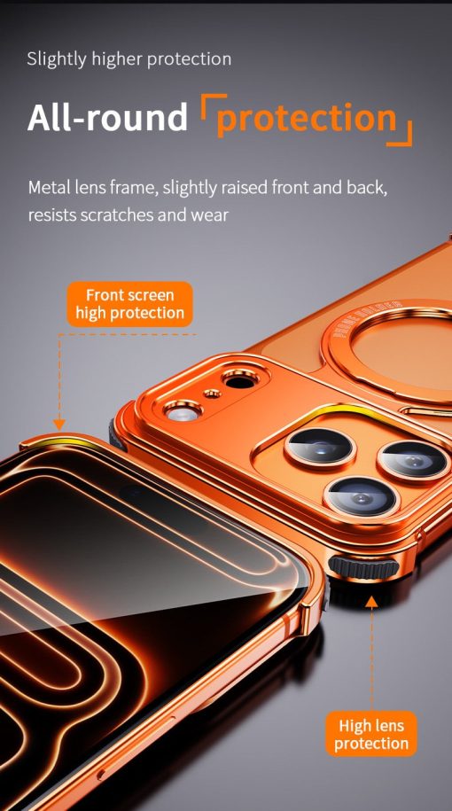 2025 New Z-shaped Metal Magnetic Phone Case