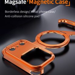 2025 New Z-shaped Metal Magnetic Phone Case