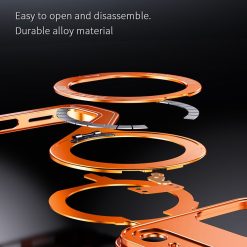 2025 New Z-shaped Metal Magnetic Phone Case
