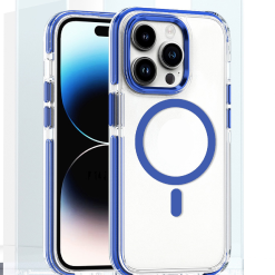 2024 New Anti-fall transparent magnetic phone case