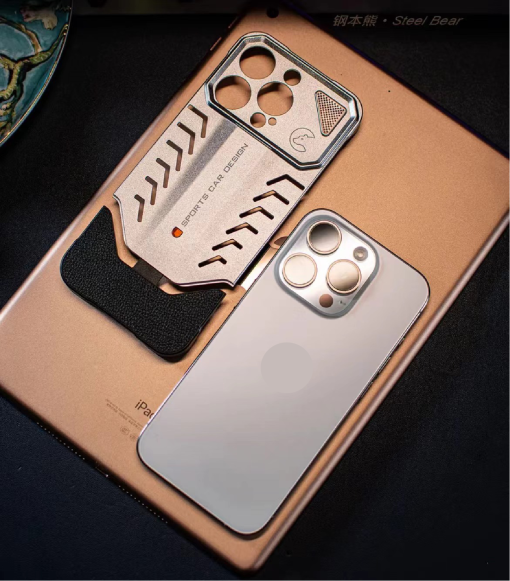 Porsche Version Metal Heat Dissipation Phone Case