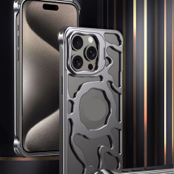 Lucky Cloud Aluminum Alloy Magnetic Stand Phone Case