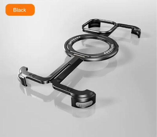 ¦Ð-shaped Metal Magnetic Mobile Phone Case