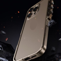 Punk Style Mechanical Arm Metal Phone Case