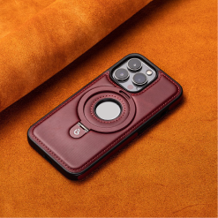 2024 New leather stand magnetic phone case