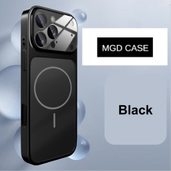 Frosted Magnetic Large Window Lens Protective Phone Case