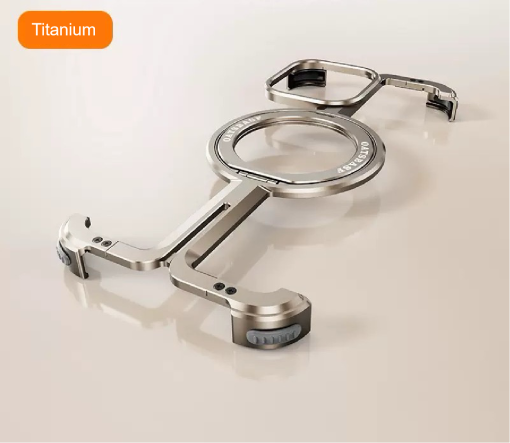 ¦Ð-shaped Metal Magnetic Mobile Phone Case