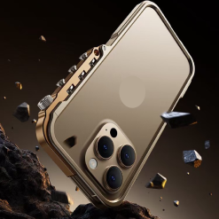 Punk Style Mechanical Arm Metal Phone Case