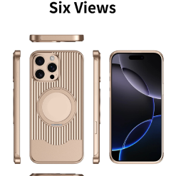 Luggage Style Telescopic Bracket Metal Magnetic Phone Case