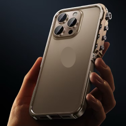 Punk Style Mechanical Arm Metal Phone Case