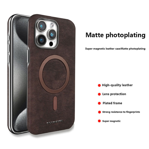 2024 New Business Suede Magnetic Phone Case