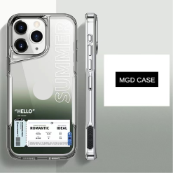 2024 New [Air Ticket] Gradient High-Transparency Phone Case