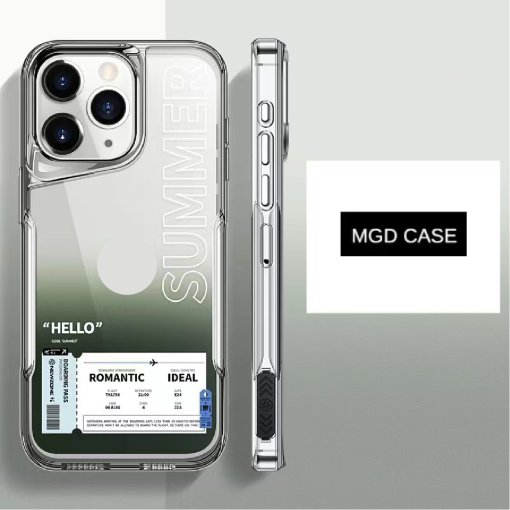 2024 New [Air Ticket] Gradient High-Transparency Phone Case