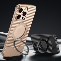 Luggage Style Telescopic Bracket Metal Magnetic Phone Case