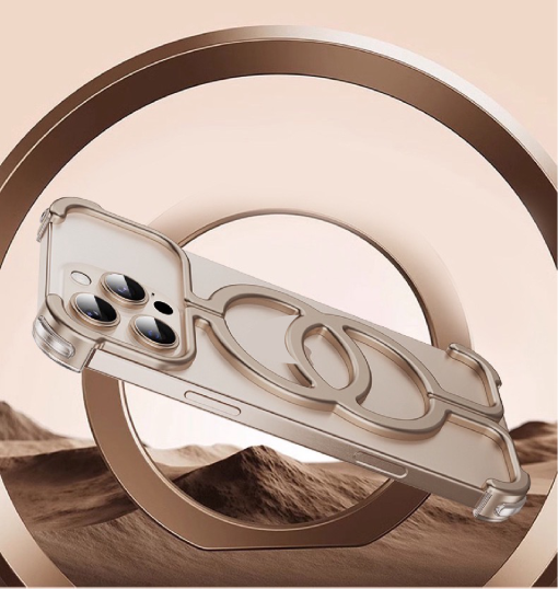 Personalized Chanel Magnetic Metal Mobile Phone Case
