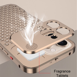 Metal Snap Lens Protection Aromatherapy Heat Dissipation Mobile Phone Case