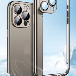 Matte Electroplated Frame Phone Case
