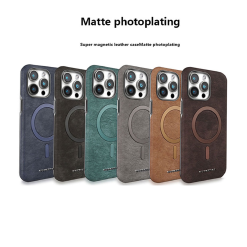 2024 New Business Suede Magnetic Phone Case
