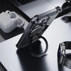 ¦Ð-shaped Metal Magnetic Mobile Phone Case