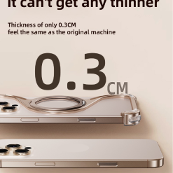 M-shaped Metal Rotating Stand Magnetic Phone Case