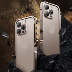 Punk Style Mechanical Arm Metal Phone Case