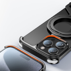 Personalized Metal Frameless Anti-fall Snap Buckle Magnetic Mobile Phone Case