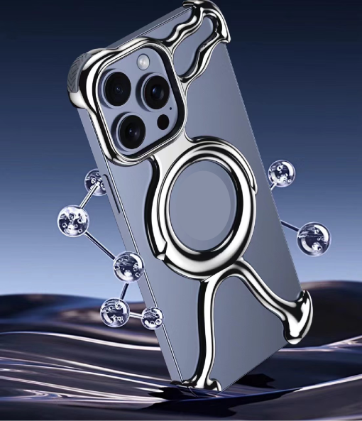 Special Shaped Liquid Metal Phone Case