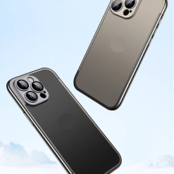 Matte Electroplated Frame Phone Case