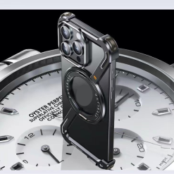 Z-shaped Metal Rotating Stand Magnetic Phone Case